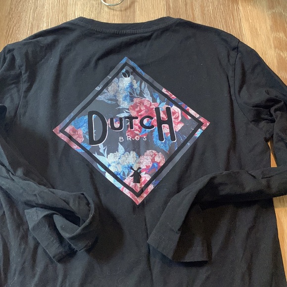 ✌️Dutch brothers floral print T-shirt multiple sizes - Picture 2 of 8